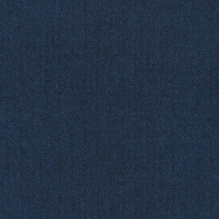 Navy Shetland Flannel by Robert Kaufman - CoolCrafting